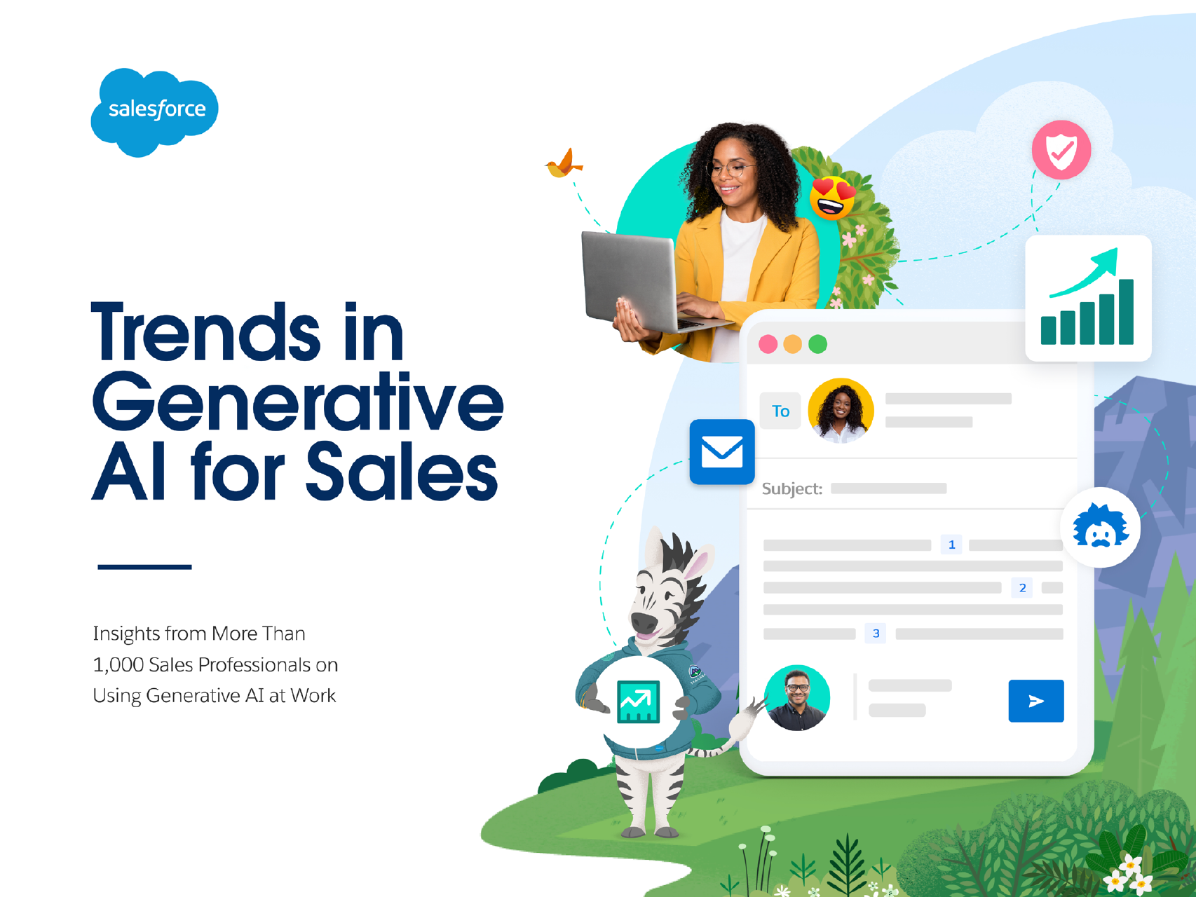 Salesforce：销售人员使用生成式AI趋势报告