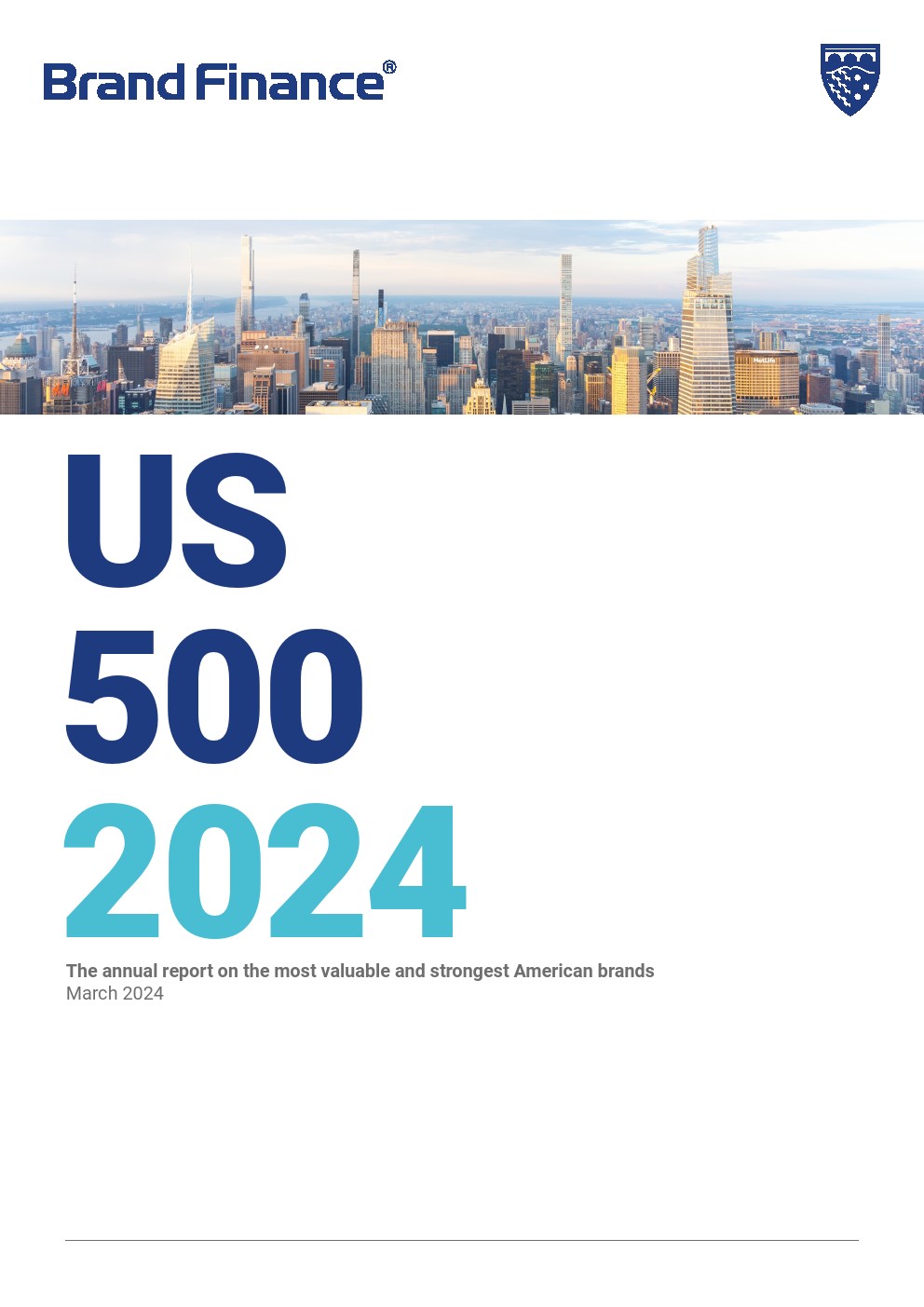 Brand Finance：2024年美国品牌价值500强