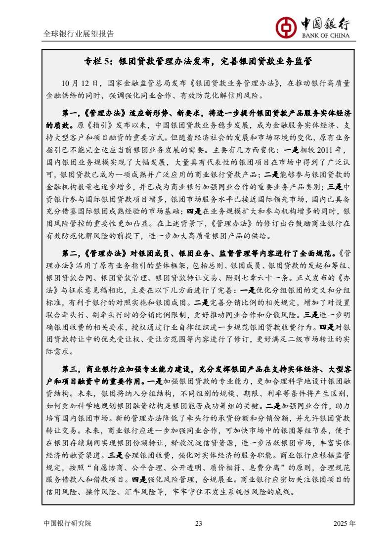 2025全球银行业展望报告（图25）